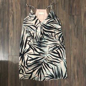 Eight sixty brand palm print dress